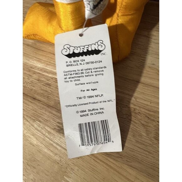 1994 Stuffins Arizona Cardinals Mascot Plush 11” - Picture 5 of 8